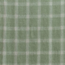 Load image into Gallery viewer, Aloe Plaid Linen Fabric