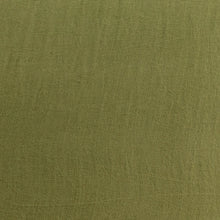 Load image into Gallery viewer, Artichoke Green Stonewashed Linen Fabric