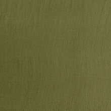 Load image into Gallery viewer, Artichoke Green Stonewashed Linen Fabric