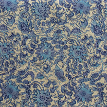 Load image into Gallery viewer, Baja Blue Linen Cotton Fabric