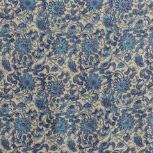 Load image into Gallery viewer, Baja Blue Linen Cotton Fabric
