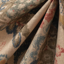 Load image into Gallery viewer, Berry Stain Bloom Linen Rayon Fabric