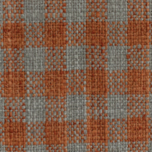 Load image into Gallery viewer, Bitter Orange Check Linen Cotton Fabric