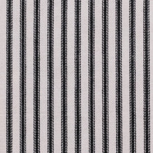 Load image into Gallery viewer, Black Cotton Ticking Fabric