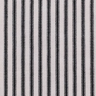 Black Cotton Ticking Fabric