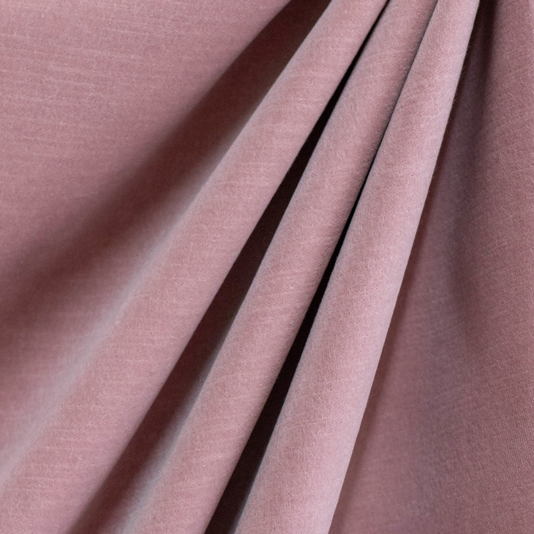Woodrose Cannes Velvet Fabric