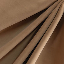 Load image into Gallery viewer, Cashew Beige Velvet Fabric