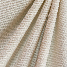 Load image into Gallery viewer, Cream Wool Boucle Fabric
