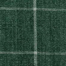 Load image into Gallery viewer, Cucumber Check Linen Fabric