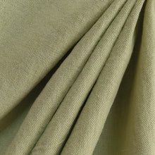 Load image into Gallery viewer, Fennel Green Stonewashed Linen Fabric