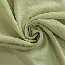 Load image into Gallery viewer, Fennel Green Stonewashed Linen Fabric