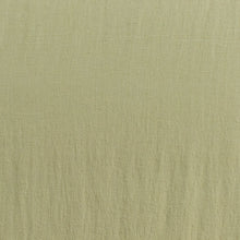 Load image into Gallery viewer, Fennel Green Stonewashed Linen Fabric