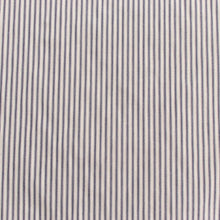 Load image into Gallery viewer, Fine Ticking Blue Cotton Fabric