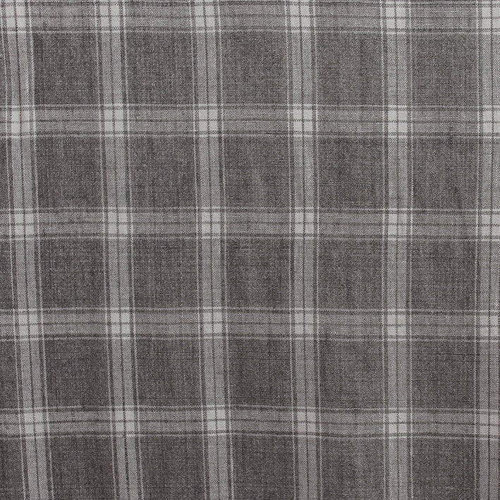 Fossil Plaid Linen Fabric