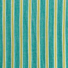 Load image into Gallery viewer, Tutti Studio Fizzy Stripe Green Linen Fabric