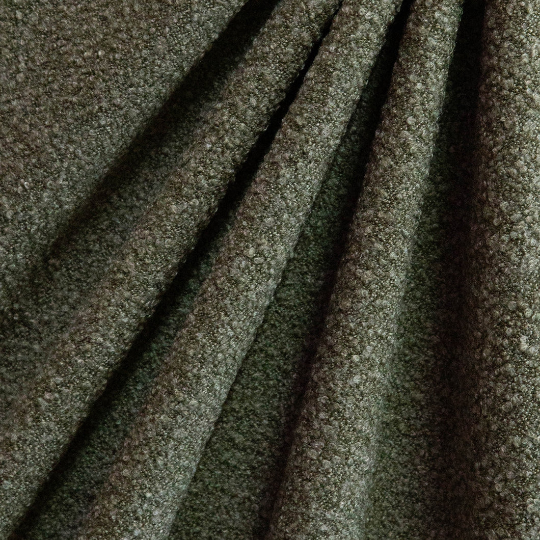 Mossy Wool Boucle Fabric