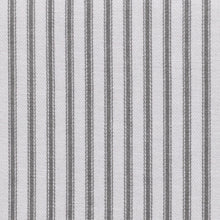 Load image into Gallery viewer, Grey Cotton Ticking Fabric