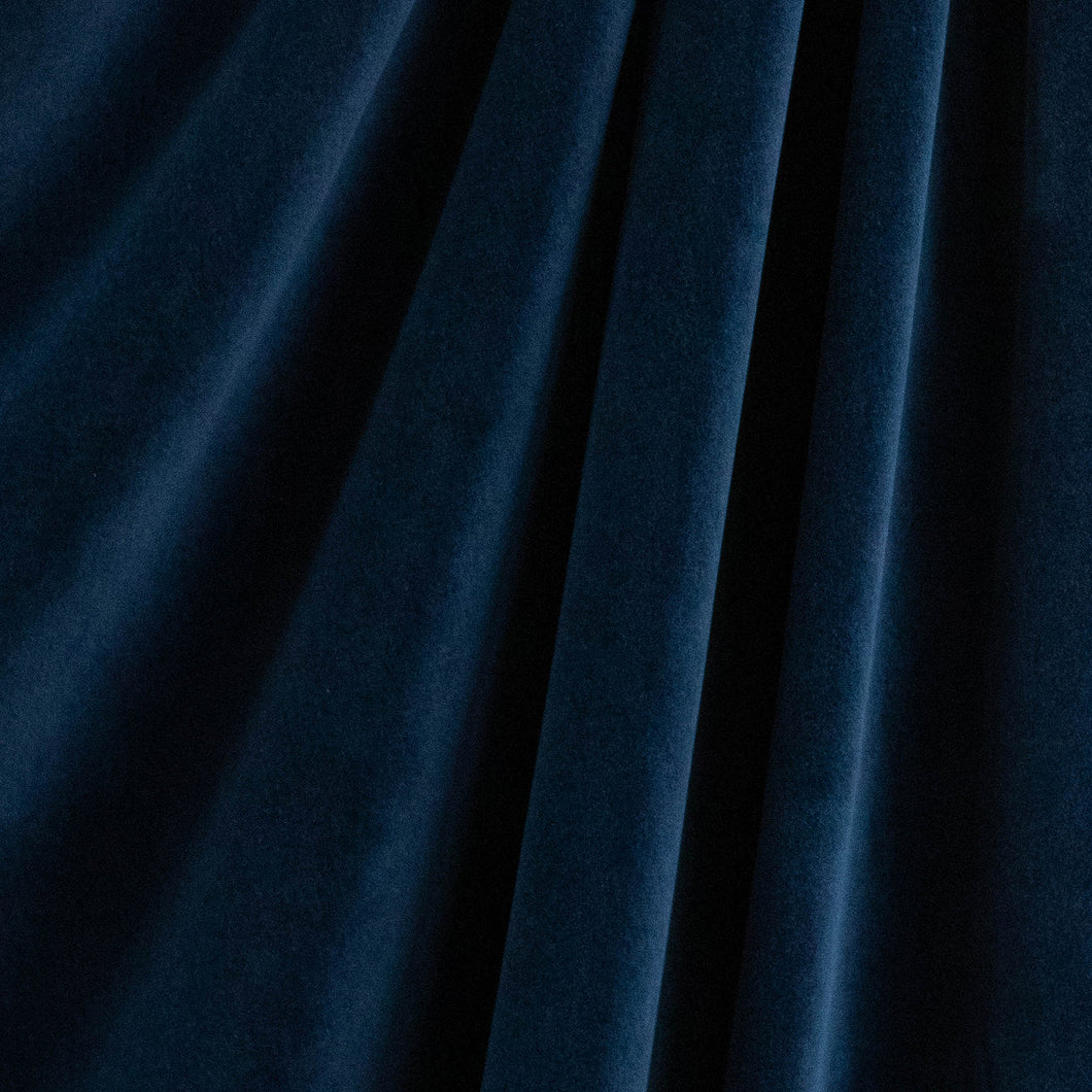 Indigo Lisbon Velvet Fabric