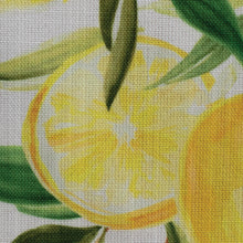 Load image into Gallery viewer, Lemon Squash Polyester Fabric