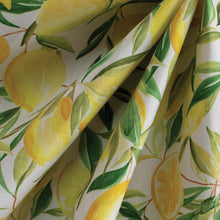 Load image into Gallery viewer, Lemon Squash Polyester Fabric