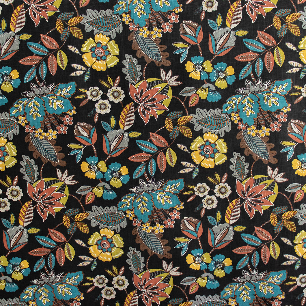 Liquorice Cotton Fabric