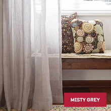 Load image into Gallery viewer, Belgian Linen Gauze Ready to Hang Curtains