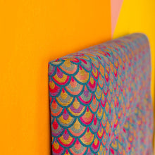 Load image into Gallery viewer, Moon Pool Bright Single Buttoned Headboard