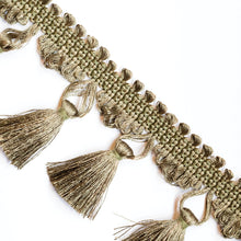 Load image into Gallery viewer, Marlow Tassel Trim - Moss