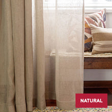 Load image into Gallery viewer, Belgian Linen Gauze Ready to Hang Curtains