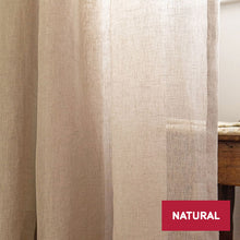 Load image into Gallery viewer, Belgian Linen Gauze Ready to Hang Curtains