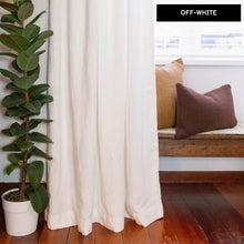 Load image into Gallery viewer, Stonewashed Linen Ready Made Curtains