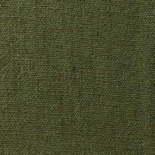 Load image into Gallery viewer, Olive Green Stonewashed Linen Fabric
