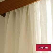 Load image into Gallery viewer, Belgian Linen Gauze Ready to Hang Curtains