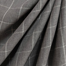Load image into Gallery viewer, Pepper Check Linen Fabric