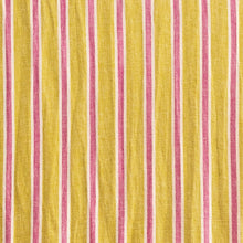 Load image into Gallery viewer, Tutti Studio Fizzy Stripe Citron Linen Fabric