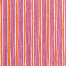 Load image into Gallery viewer, Tutti Studio Fizzy Stripe Pink Linen Fabric