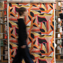 Load image into Gallery viewer, Refraction Neon Linen Fabric