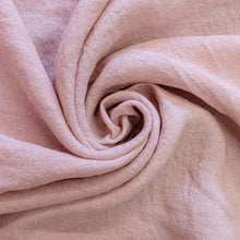 Load image into Gallery viewer, Rose Quartz Stonewashed Linen Fabric