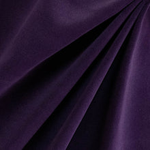Load image into Gallery viewer, Royal Purple Velvet Fabric