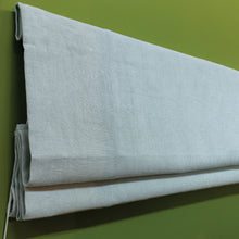 Load image into Gallery viewer, Seafoam Vintage Linen Roman Blind 1700w x 1030h