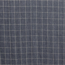 Load image into Gallery viewer, Seaspray Check Linen Fabric