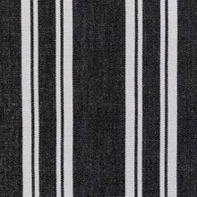 Load image into Gallery viewer, Shadow Stripe Black Cotton Fabric