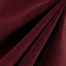 Load image into Gallery viewer, Shiraz Red Velvet Fabric
