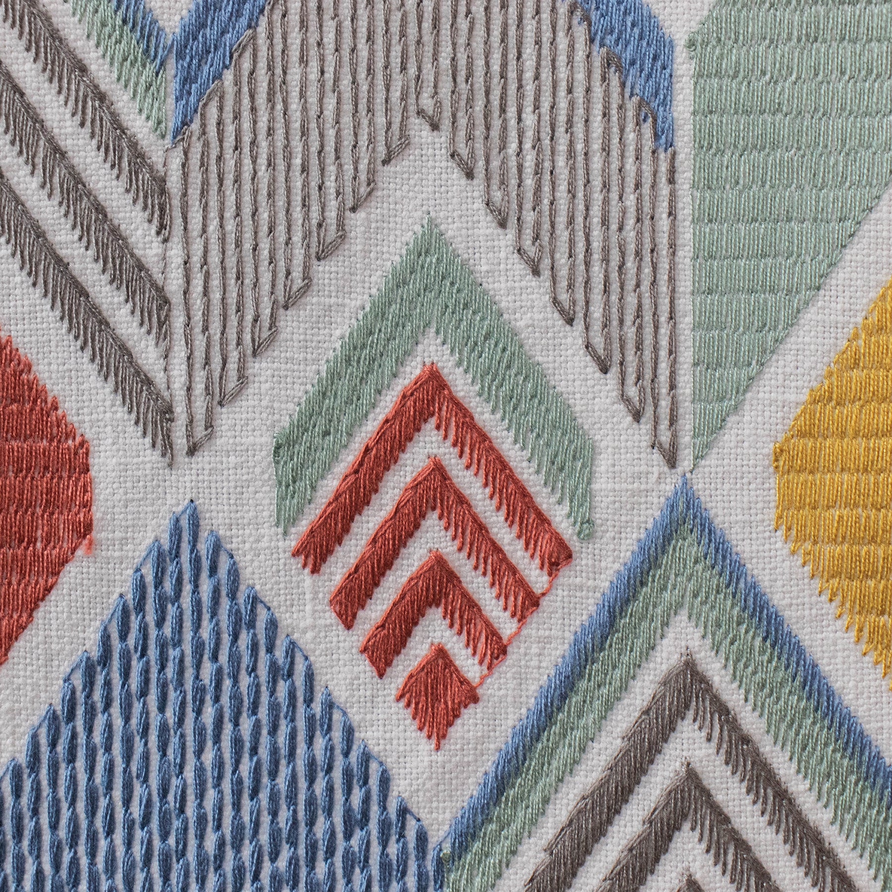 Solitaire Cloth Solitaire Lollymix Embroidered Fabric