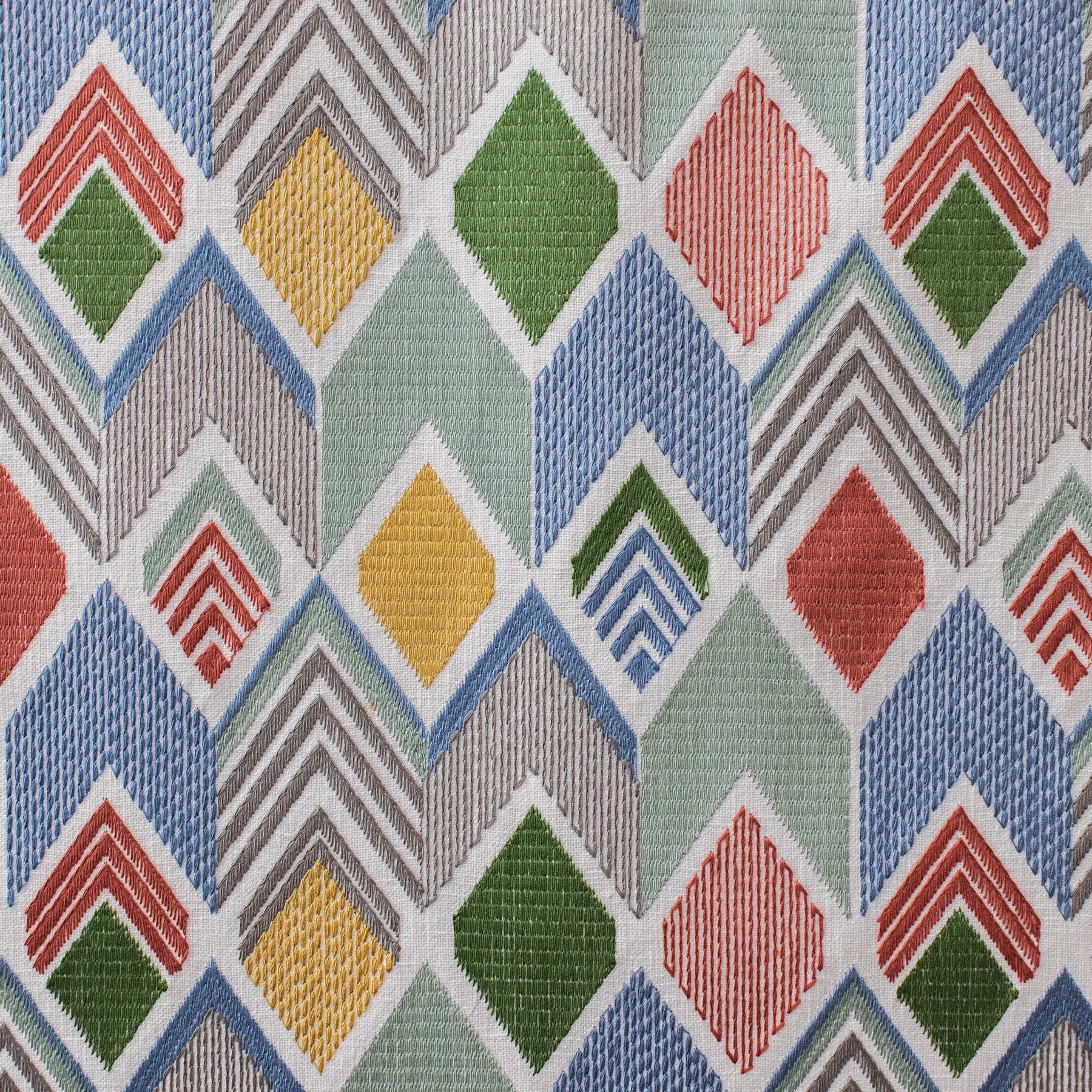 Solitaire Cloth Solitaire Lollymix Embroidered Fabric