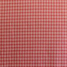Load image into Gallery viewer, Strawberry Plaid Linen Cotton Fabric