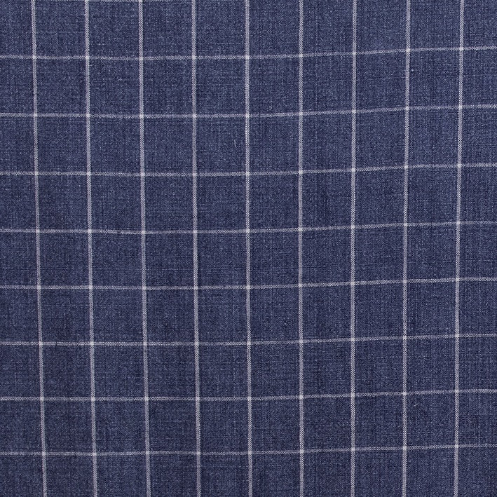 Whinberry Check Linen Fabric