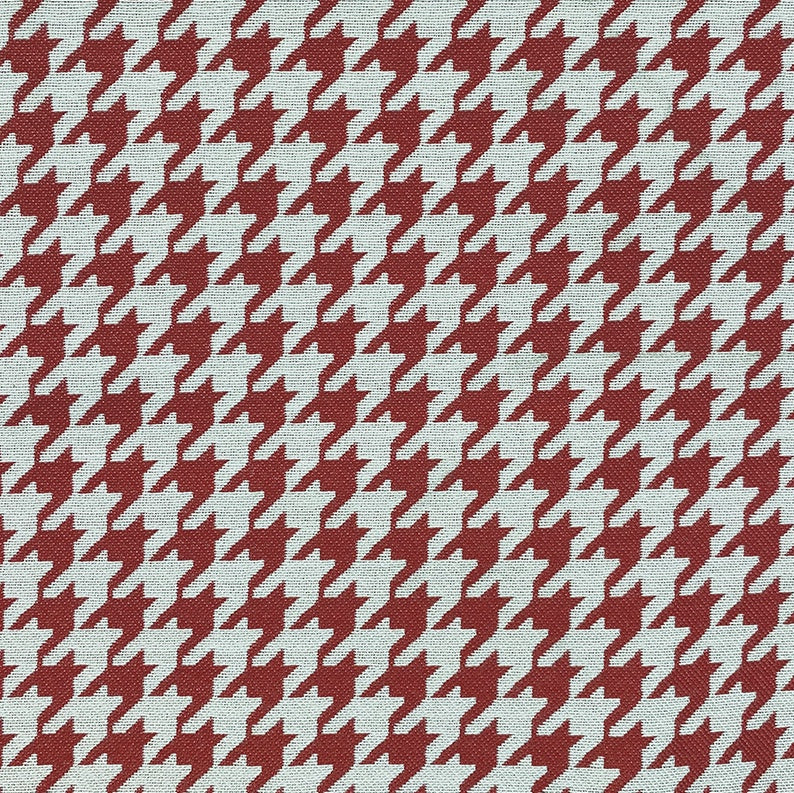 Jumbo Houndstooth Red