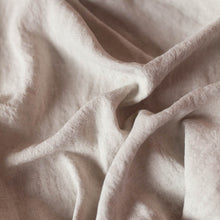 Load image into Gallery viewer, Beige Vintage Linen Fabric