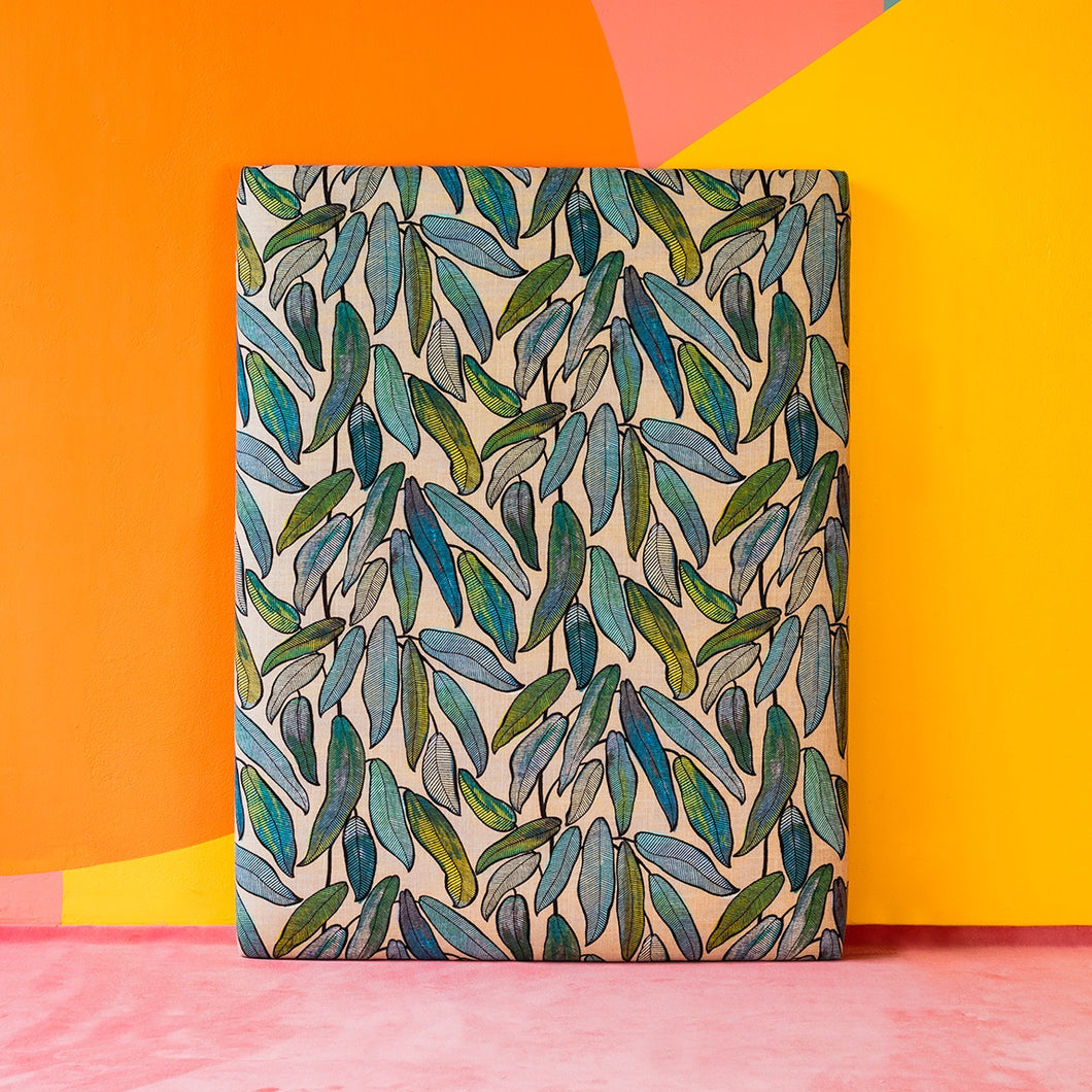 Calathea Sand Single Plain Wraparound Headboard